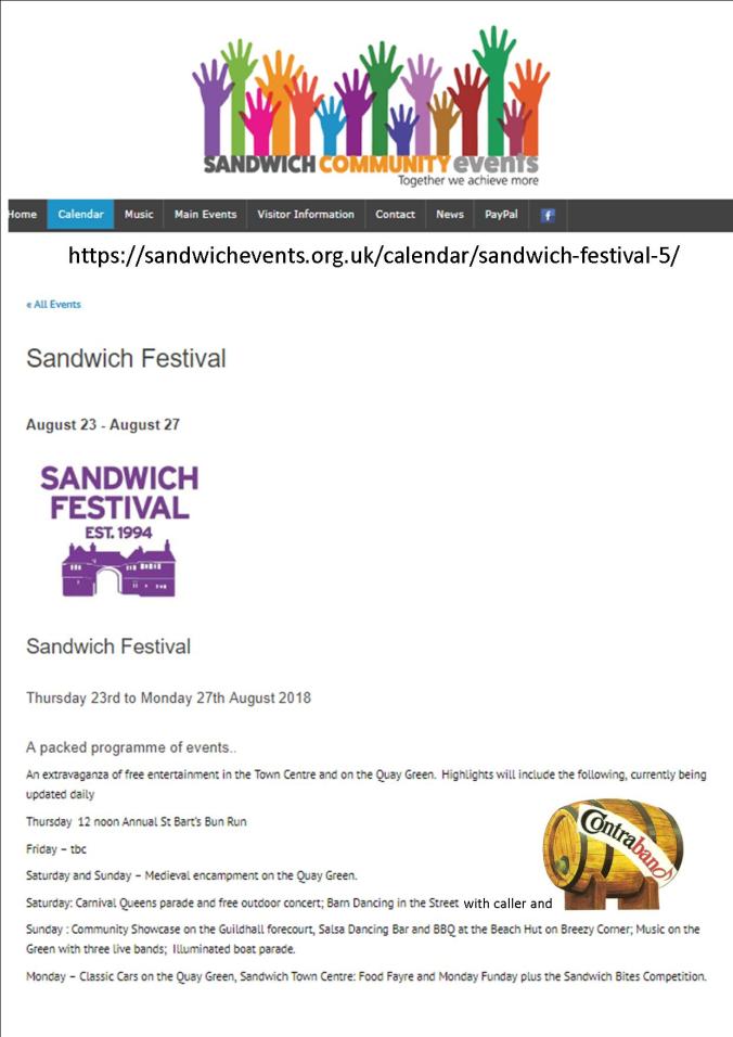 SANDWICH 2018 STREET